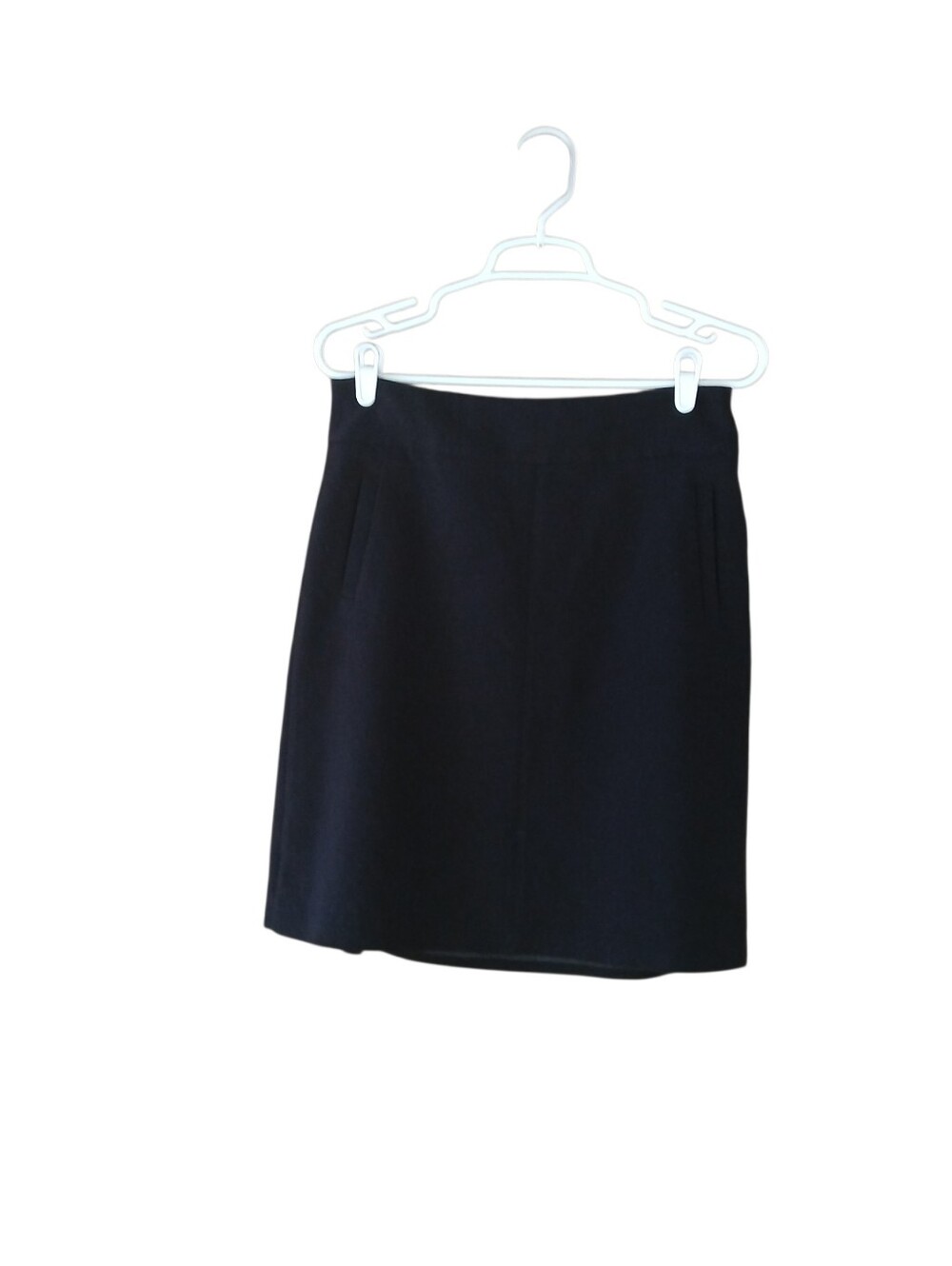 Banana Republic Black Stretch Knit Midi Skirt Size 6